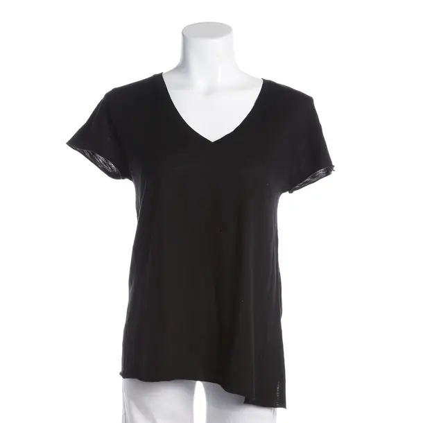 Shirt, in Black, Cotton, American Vintage