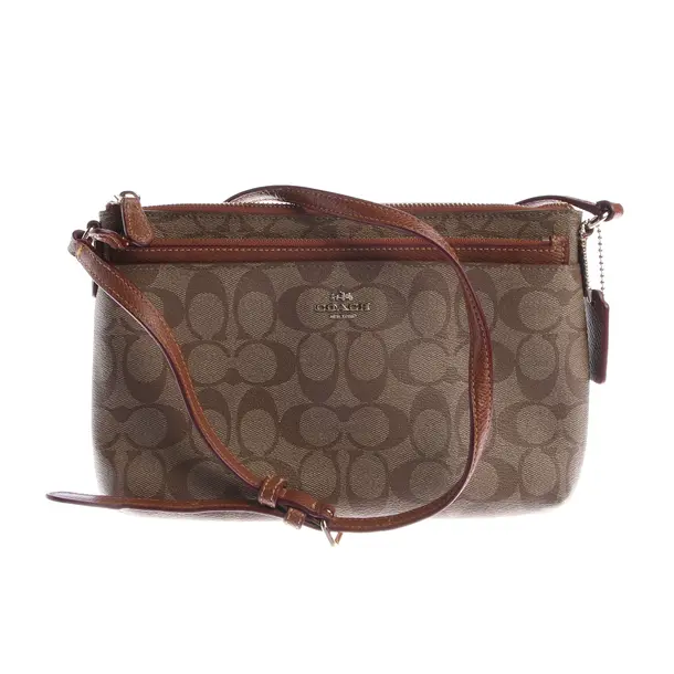 Shoulder Bag, in Light Brown, Leather, Coach