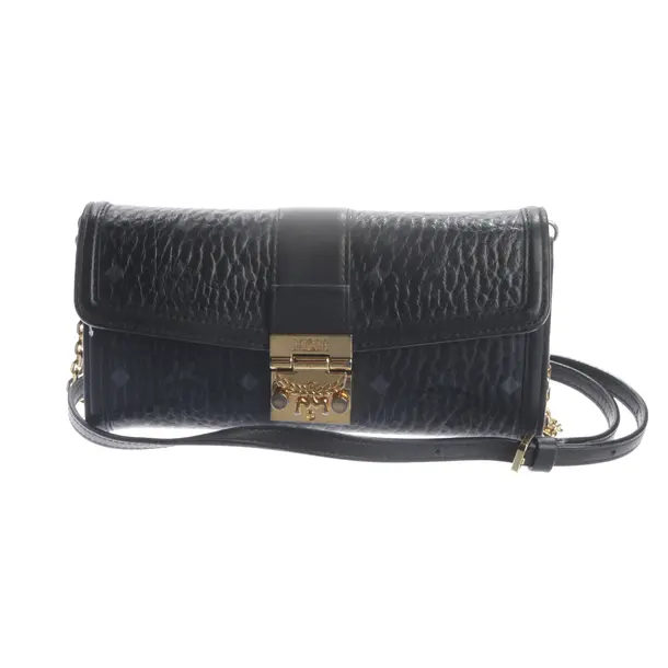 Wallet on Chain, in Schwarz, Leder, MCM