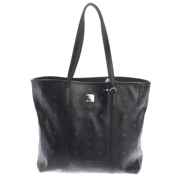Shoulder Bag, in Black, Leather, MCM