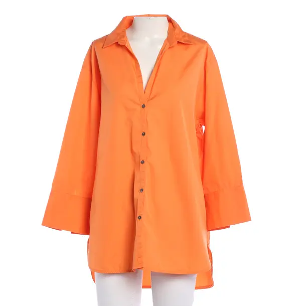 Bluse, in Orange, Baumwolle, 0039 Italy