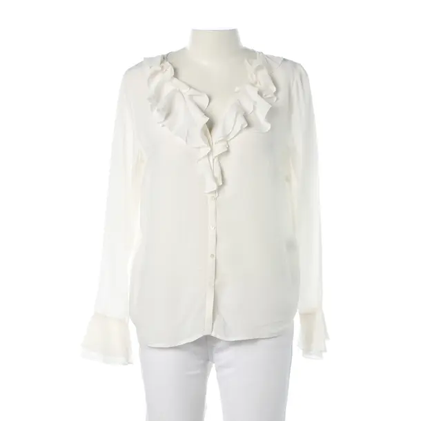 Bluse, in Weiß, Seide, Mos Mosh