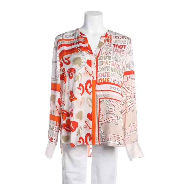 Blouse, in Multicolored, Silk, Herzensangelegenheit