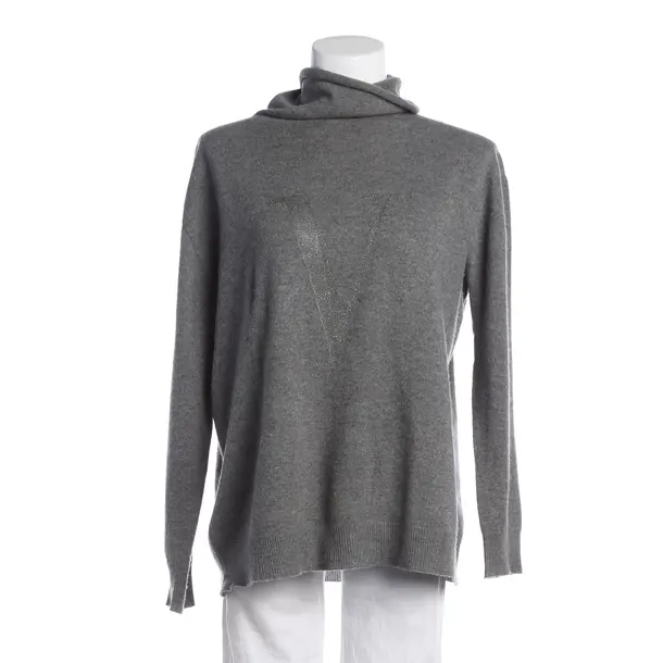 Kaschmirpullover, in Grau, Kaschmir, Fabiana Filippi