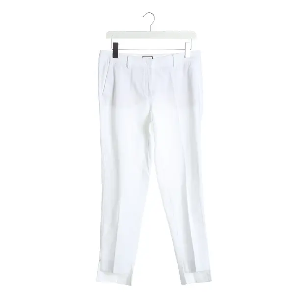 Pants, in White, Cotton, Seductive