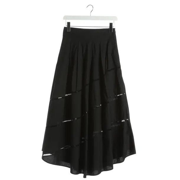 Gonna, in Nero, Cotone, Brunello Cucinelli