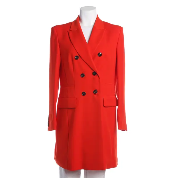 Mid-Season Coat, in Red, Polyester, Marc Cain