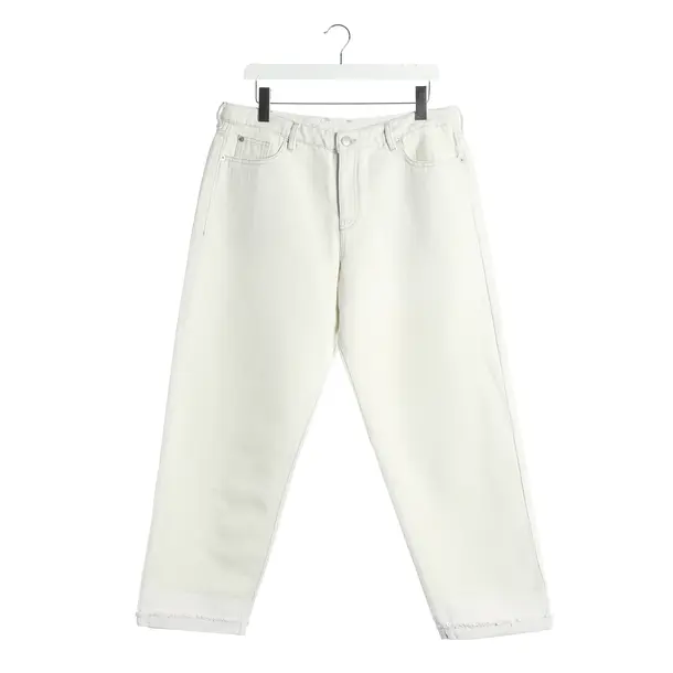 Boyfriend Jeans, in White, Cotton, Emporio Armani