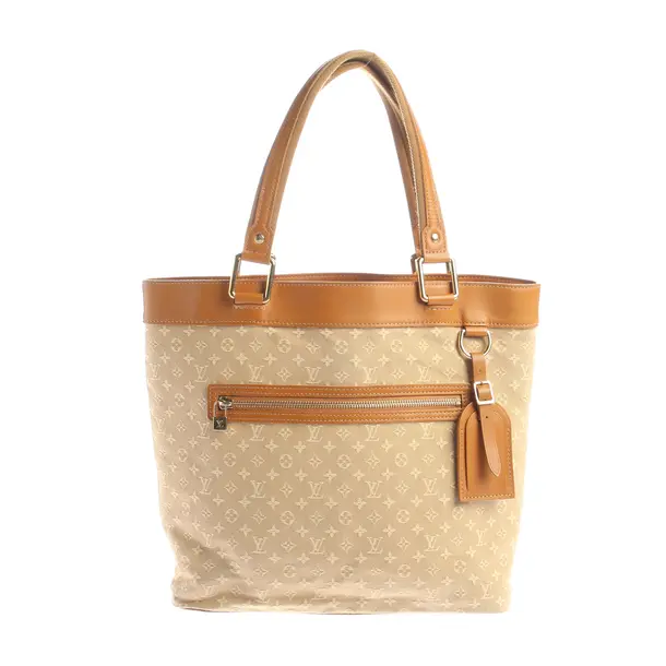 Shopper Bag, in Brown, Polyester, Louis Vuitton