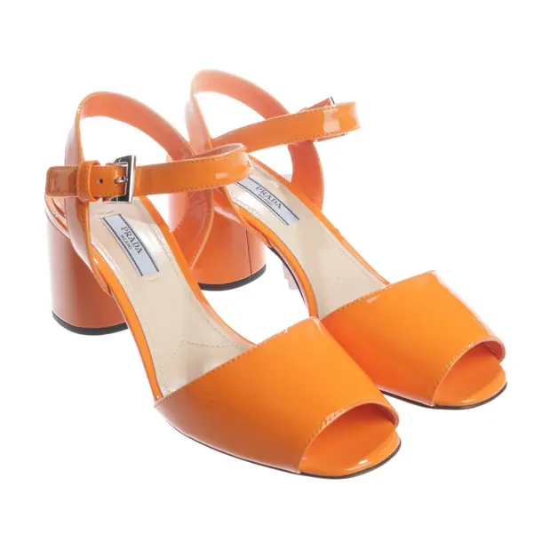 Sandaletten, in Orange, Prada