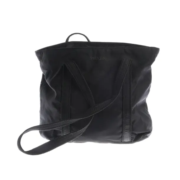 Schultertasche, in Schwarz, Polyamid, Prada