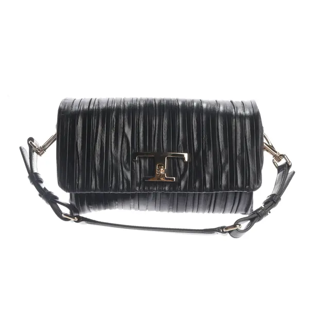 Shoulder Bag, in Black, Leather, Tod´s