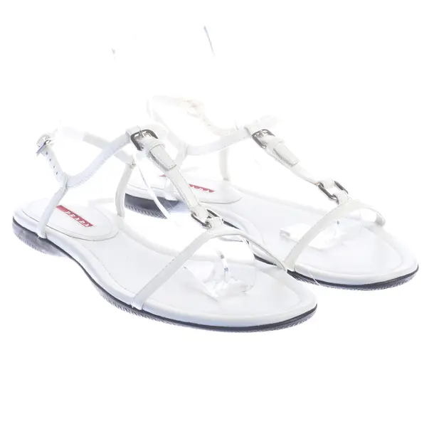Sandalen, in Weiß, Prada Linea Rossa
