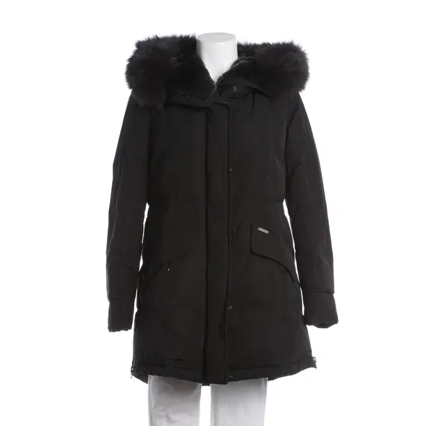 Wintermantel, in Schwarz, Polyester, Woolrich