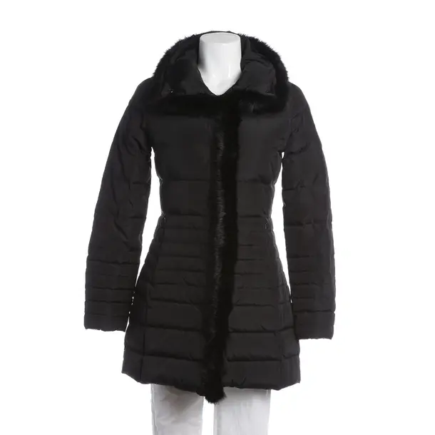 Mid-Season Coat, in Black, Polyester, Armani Jeans