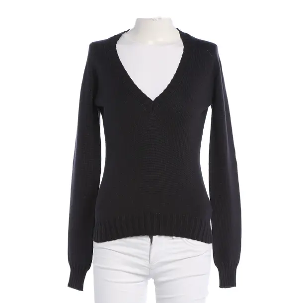 Pullover, in Schwarz, Baumwolle, Loro Piana