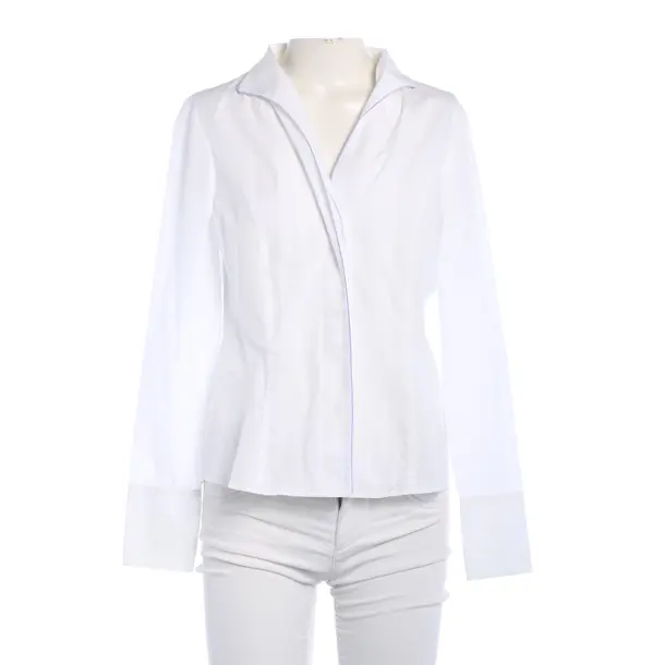 Blouse, in White, Cotton, Van Laack