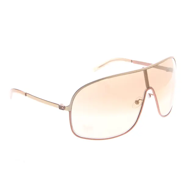Sonnenbrille, in Hellrosa, Metall / Naturmaterial, Gucci