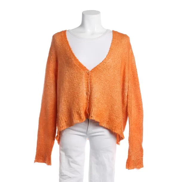 Strickjacke, in Orange, Baumwolle, Avant Toi
