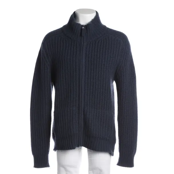 Cardigan, in Navy, Cashmere, Stephan Boya