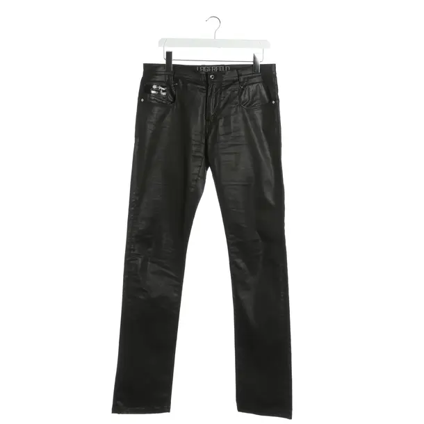 Pants, in Black, Cotton, Karl Lagerfeld