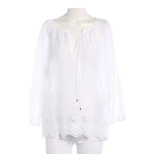 Bluse, in Weiß, Ramie, Marc Cain Sports