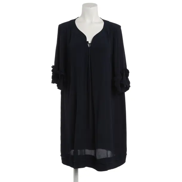 Kleid, in Blau, Seide, 0039 Italy