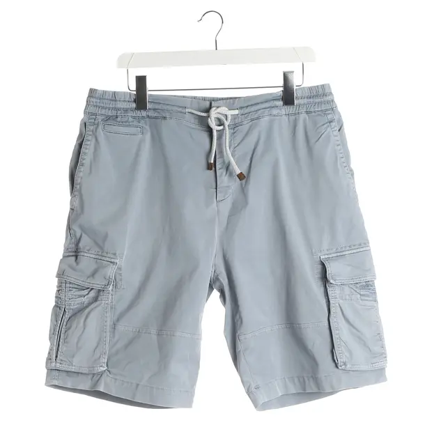 Shorts, in Light Blue, Cotton, Brunello Cucinelli