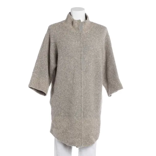 Cardigan, in Beige, Wool, Fabiana Filippi