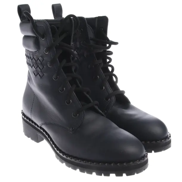 Ankle Boots, in Blue, Bottega Veneta