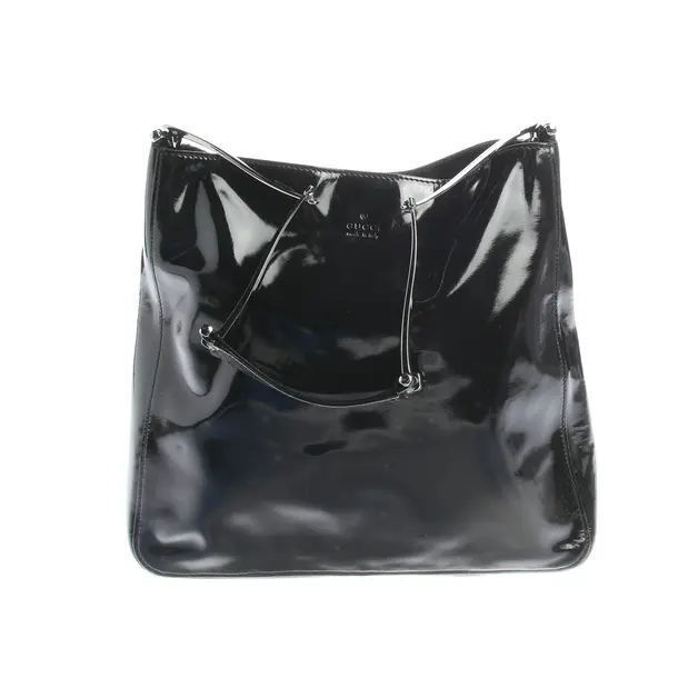 Schultertasche, in Schwarz, Leder, Gucci