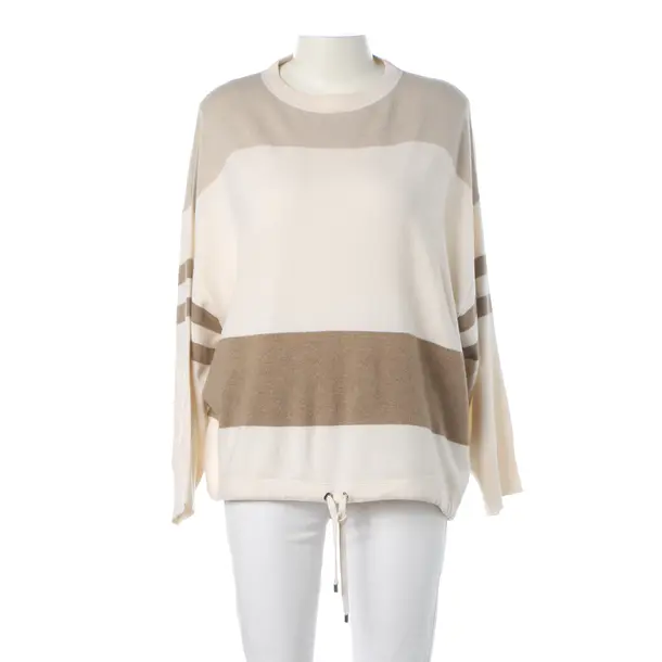 Pullover, in Beige, Wolle, Brunello Cucinelli