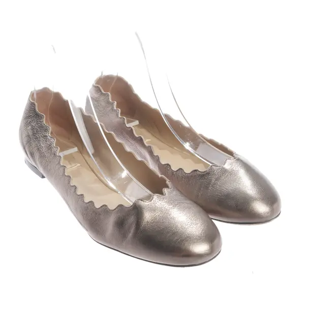 Ballerinas, in Gold, Chloé