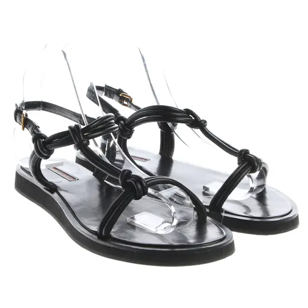 Sandalen, in Schwarz, Prada Linea Rossa