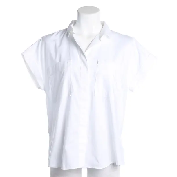 Blouse, in White, Cotton, Windsor