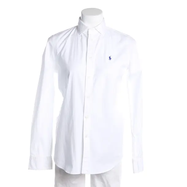 Blouse, in White, Cotton, Polo Ralph Lauren