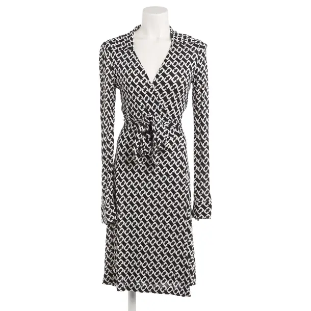 Dress, in Black, Silk, Diane von Furstenberg