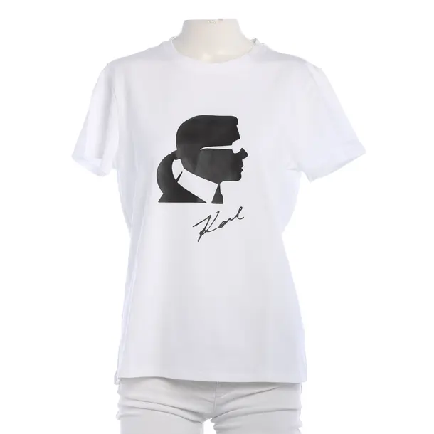 Shirt, in White, Cotton, Karl Lagerfeld
