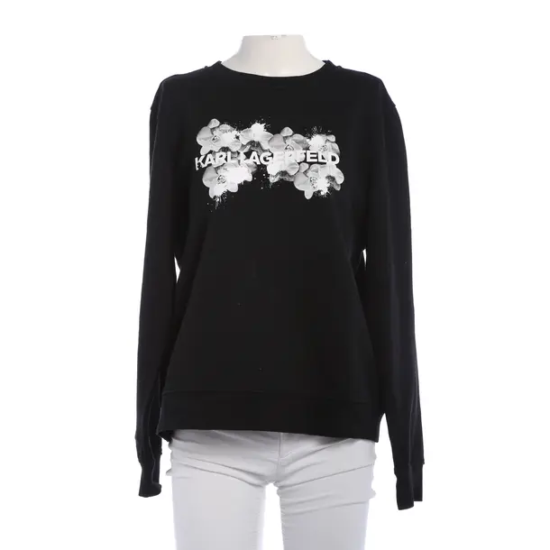 Sweatshirt, in Black, Cotton, Karl Lagerfeld