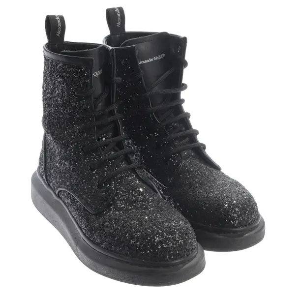 Ankle Boots, in Silver, Alexander McQueen