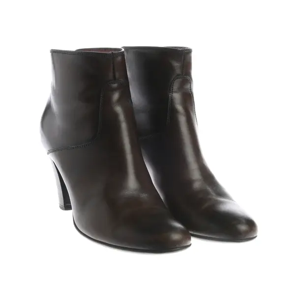 Ankle Boots, in Dark Brown, Santoni