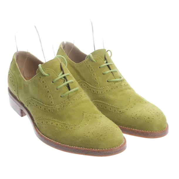 Halbschuhe, in Hellgrün, Unützer