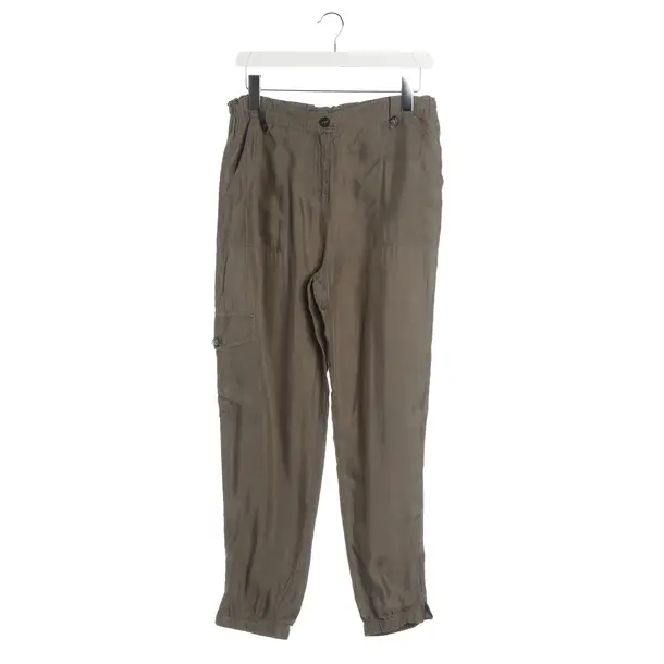 Pants, in Brown, Cupro, IVI collection