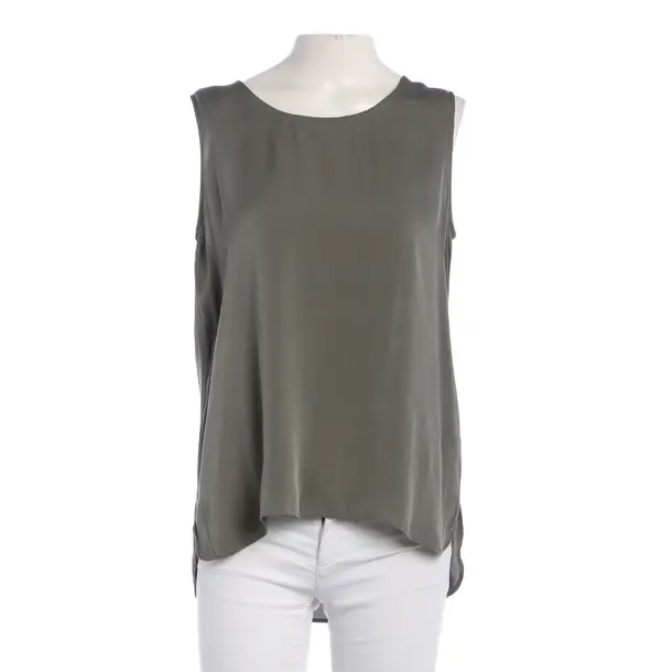 Top, in Grau, Seide, Repeat