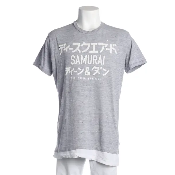 T-Shirt, in Gray, Cotton, Dsquared