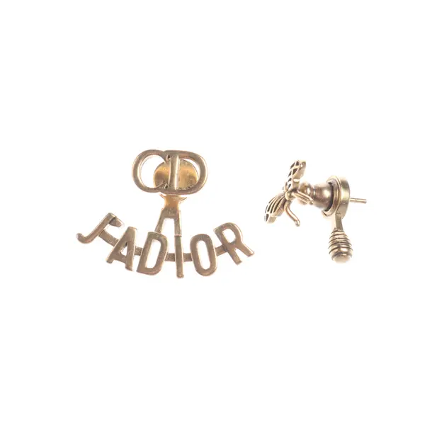 Earrings, in Gold, Metal (metallic, metallized), Dior