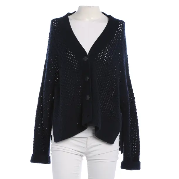 Strickjacke, in Blau, Wolle, Herzensangelegenheit