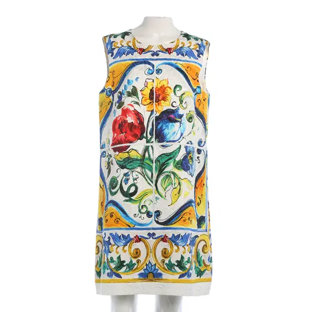 Cocktailkleid, in Mehrfarbig, Baumwolle, Dolce & Gabbana