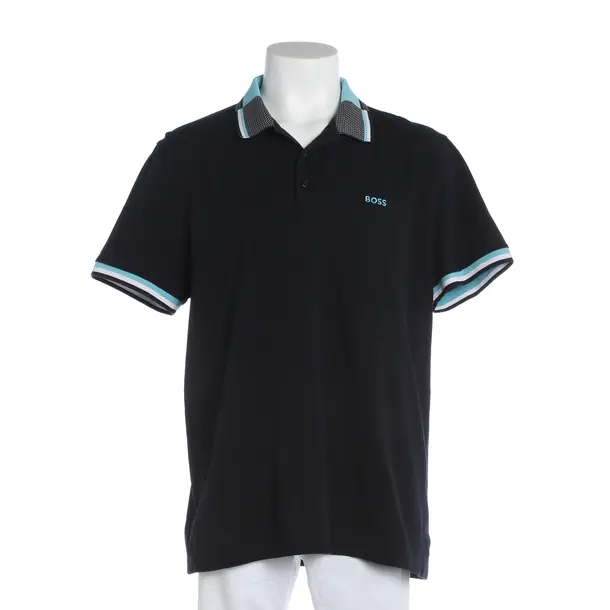 Polo Shirt, in Black, Cotton, Hugo Boss Green