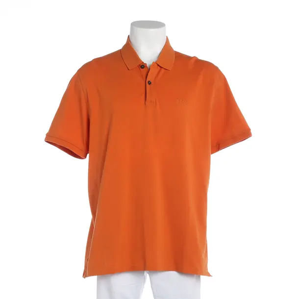 Polo Shirt, in Dark Orange, Cotton, Hugo Boss Black Label